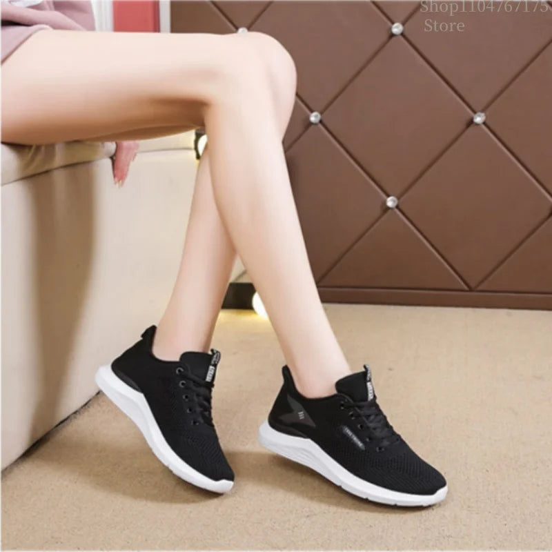 Spring and autumn multi-function soft sole for women's sneakers, comfortable casual running shoes breathable and anti-slip