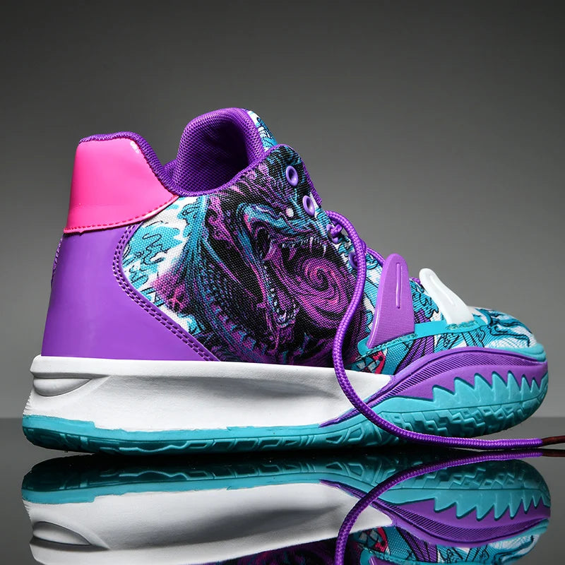 Basketball Shoes Cushion Anti Slip Sports Shoes Fitness Training Shoes Male Basketball Boots Basket Sneakers 2024 Couple Style