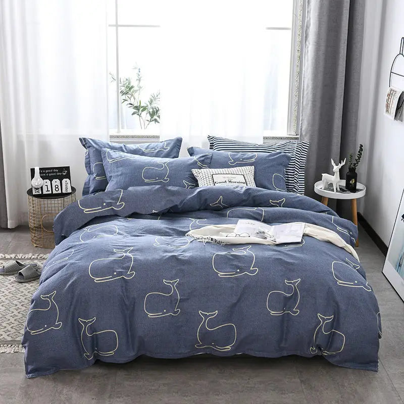Thickened Sanding Quilt Cover Single Sheet Student Apartment Hotel Bedding Sheet Single Twill Skin-friendly Quilt Cover 90x200cm