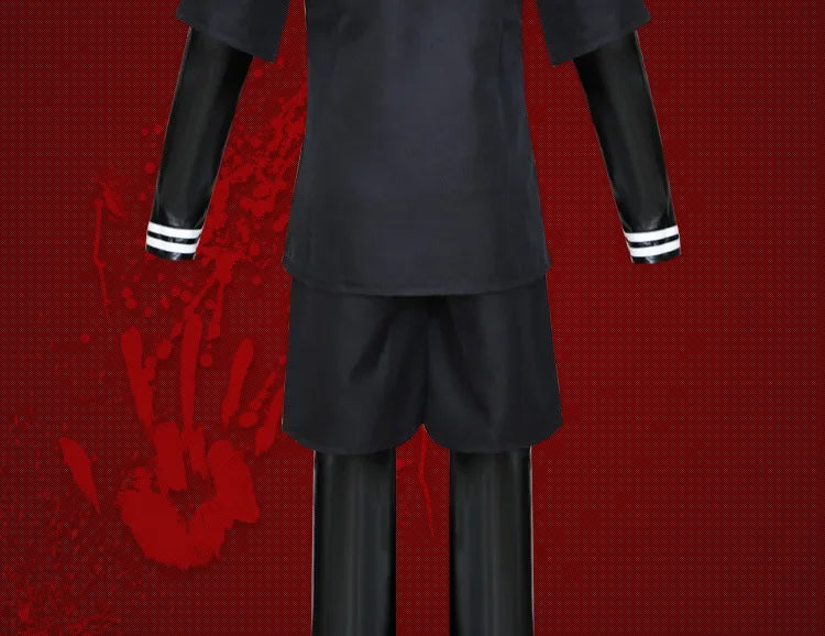 2025halloweenTakGhoul Anime Cosplay Costumes pour hommes, veste à capuche, pantalon, short, ensemble complet de tenues, perruque