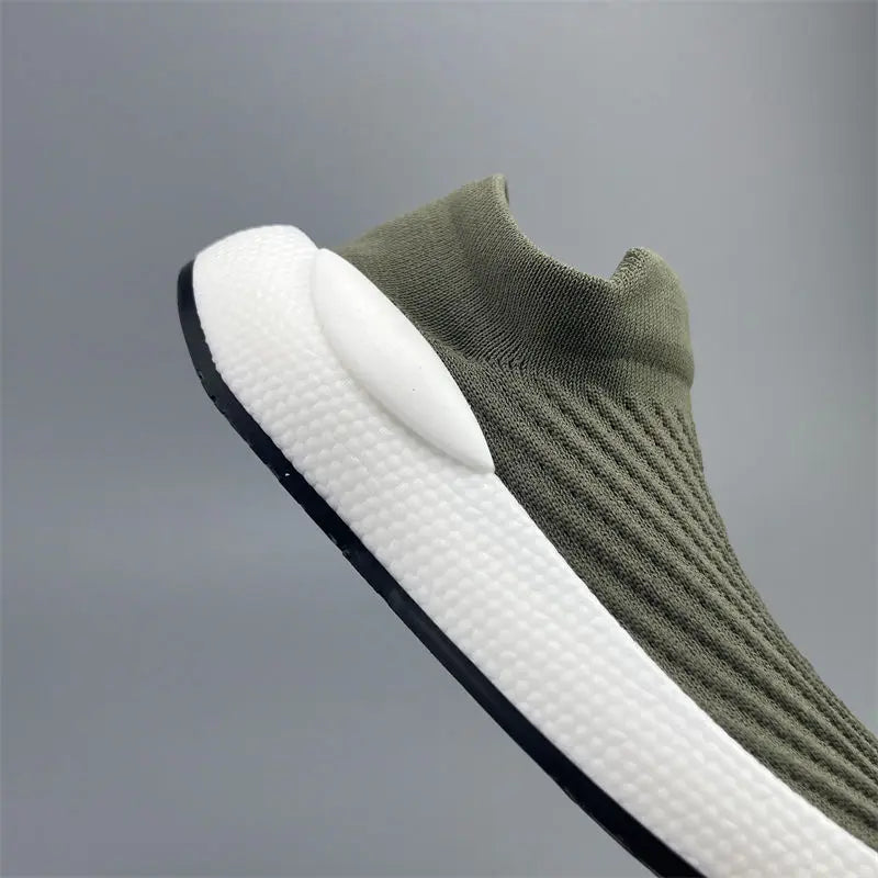 Men's Platform Sneakers - Slip-On Casual Shoes for Gym & Daily Wear