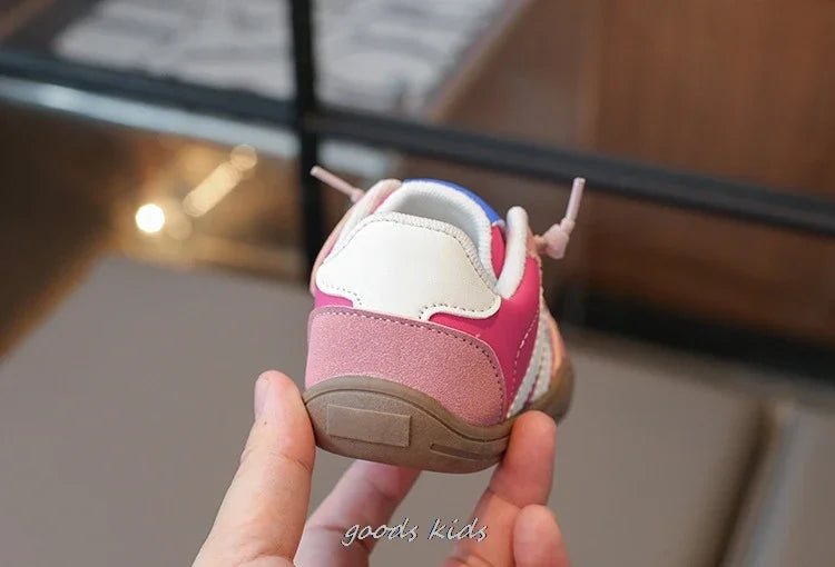 Autumn Winter Children's Casual Shoes Girls' Sneakers Fashion Children's Breathable Running Soft Shoes Size 22-31 Toddler 3Color