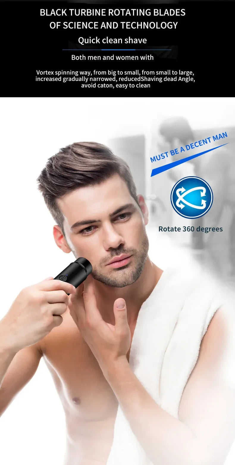 033Mini Portable Electric Shaver Shaver, Self-Assistant Hair Maker,Cordless Rechargeable, For Eyebrows, Upper And Lower Lips, Ch