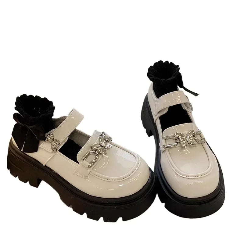 2025 Autumn New Children Leather Shoes for Girls Fashion Princess Soft Bottom Comfortable Casual Anti-slippery Versatile Shoes