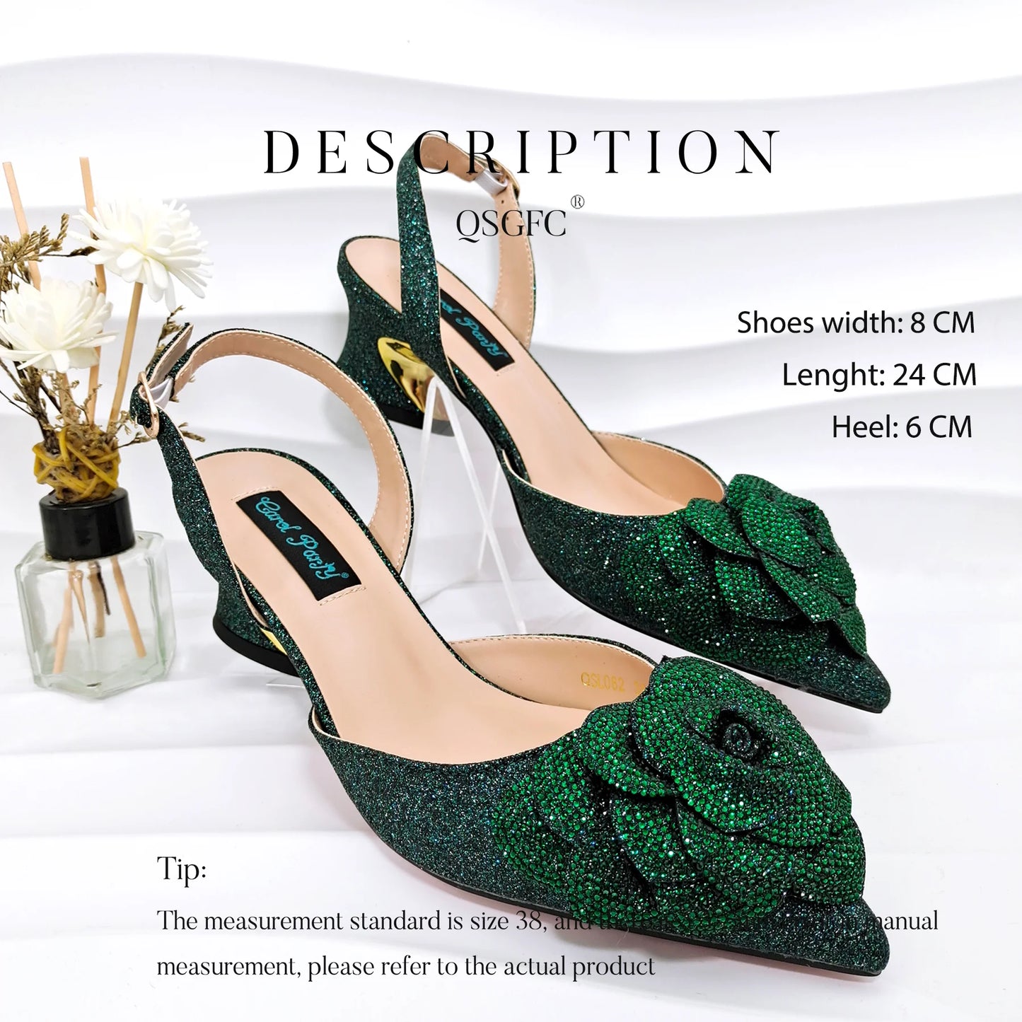 2024 Elegant Ladies Shoes with Bag Set Italian Design Evening Shoes with Bag Comfortable Pointed Toe Shoes For Party Women Shoes