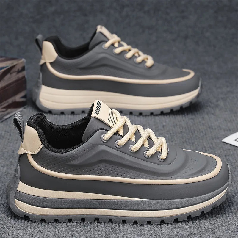 New Shoes for Men Chunky Sneaker Thick-soled Casual Sport Shoes Street Trend Colors Height Increasing Platform Shoes