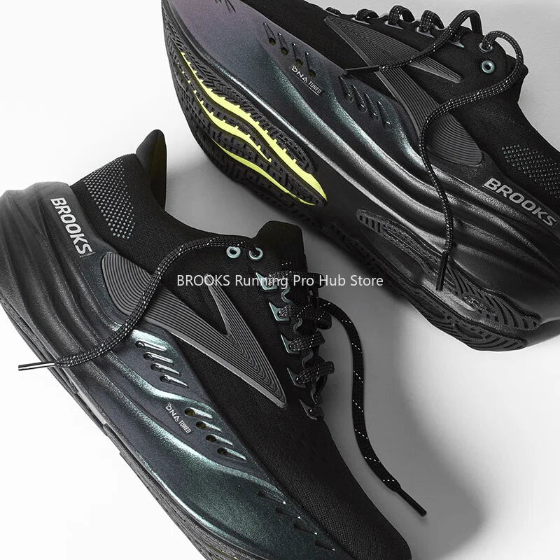 Original Brooks Men's Running Shoes Glycerin MaxMesh Breathable Design Non-slip Cushioned Women’s Casual Sneakers 1104471D026