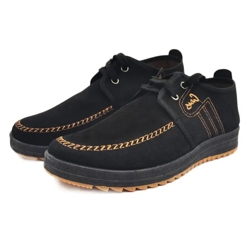 Men Casual Shoes Breathable Loafers Sneakers 2023 New Fashion Comfortable Flat Handmade Retro Leisure Loafers Shoes Men Shoes