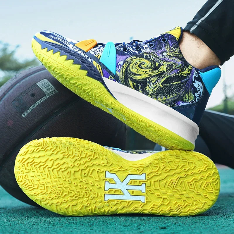 Basketball Shoes Cushion Anti Slip Sports Shoes Fitness Training Shoes Male Basketball Boots Basket Sneakers 2024 Couple Style