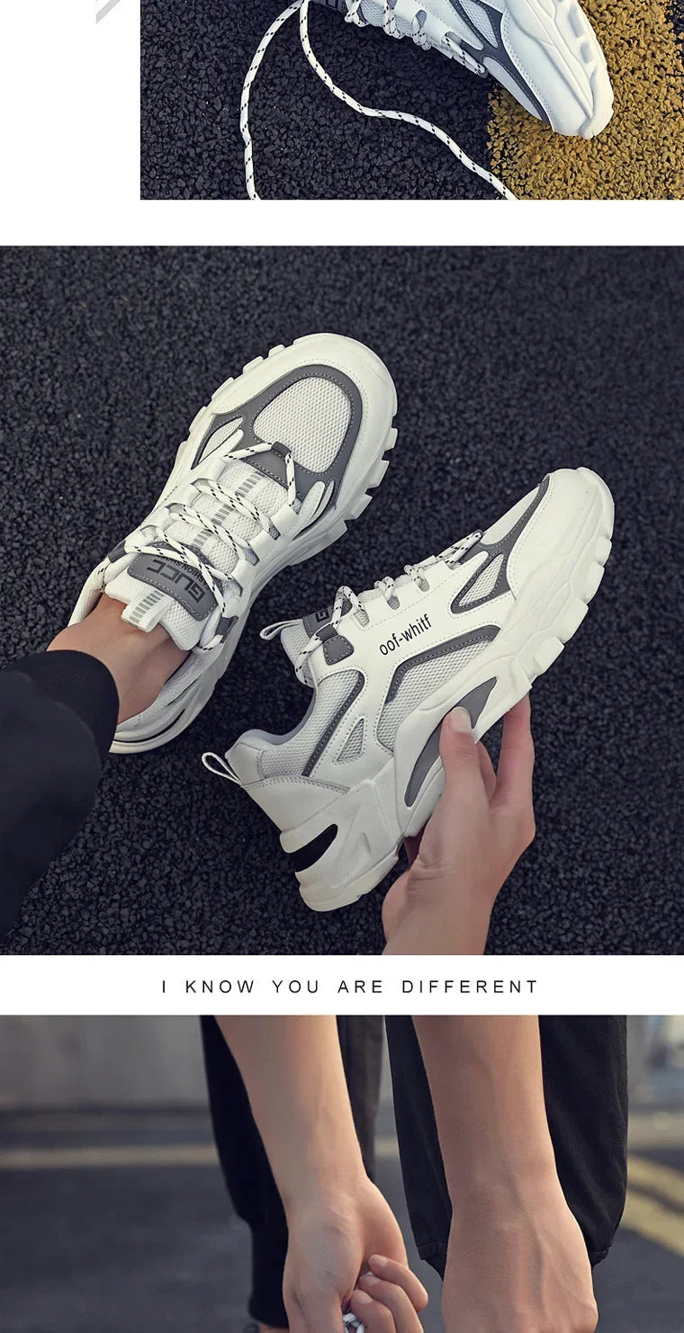 2025 New Spring Men's Shoes Trend Spring Breathable Mesh Shoes Sports and Leisure Running Trendy Shoes Versatile Shoes