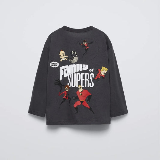 Black TShirt For Boys Child Round Neck Short Sleeve Tops New Toddler New Fashion Printed Tees Kids Thin Loose Casual Costume