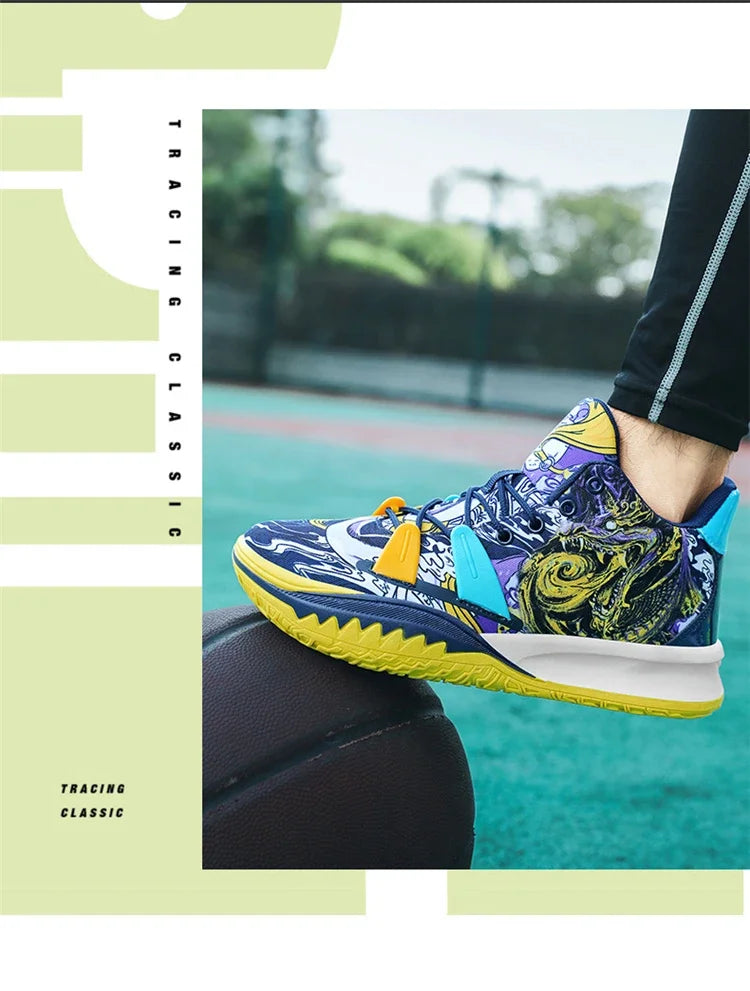 Basketball Shoes Cushion Anti Slip Sports Shoes Fitness Training Shoes Male Basketball Boots Basket Sneakers 2024 Couple Style