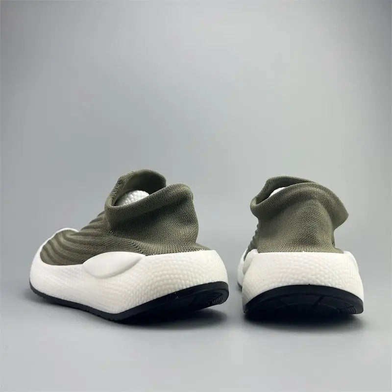 Men's Platform Sneakers - Slip-On Casual Shoes for Gym & Daily Wear