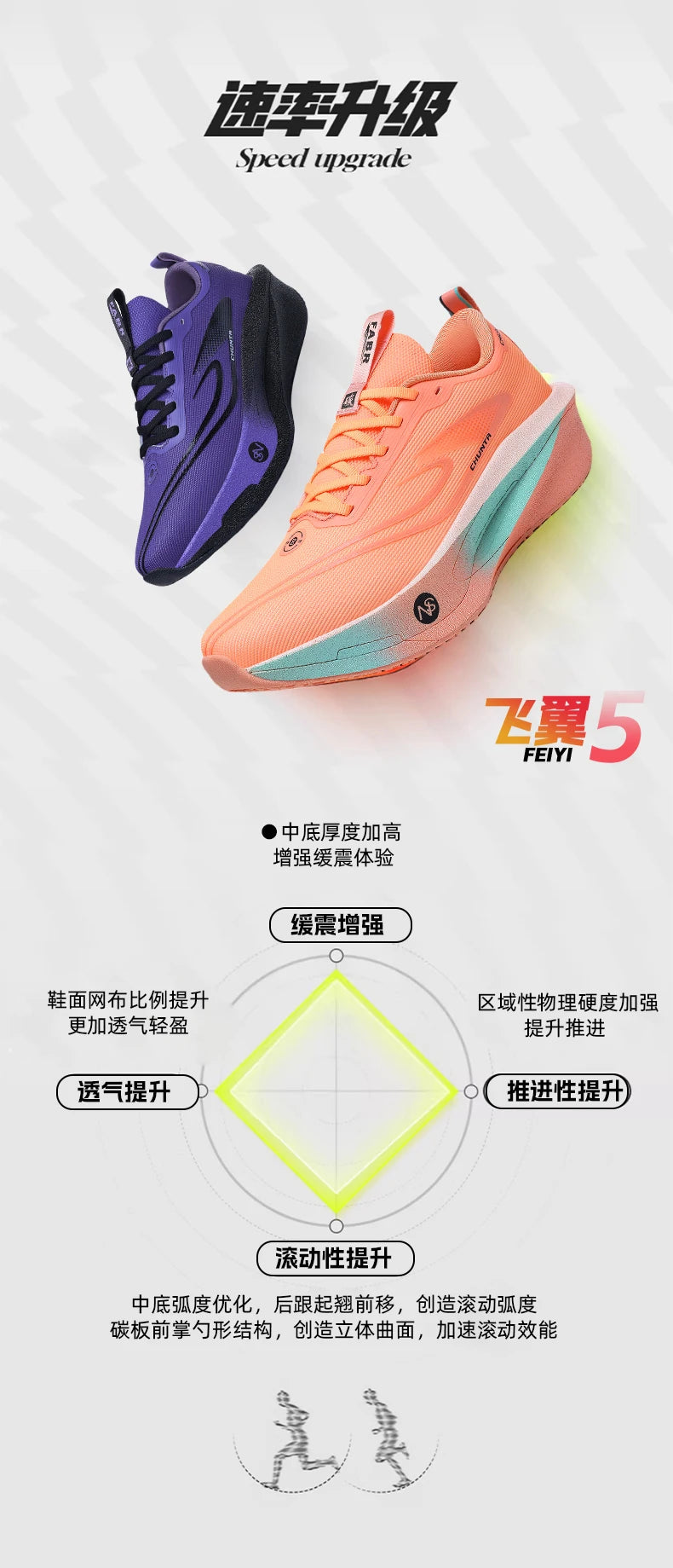 Running Shoes Men Carbon Plate Speciality Marathon Sports Breathable Lightweight Women's Comfortable Nonskid Leisure Sneakers