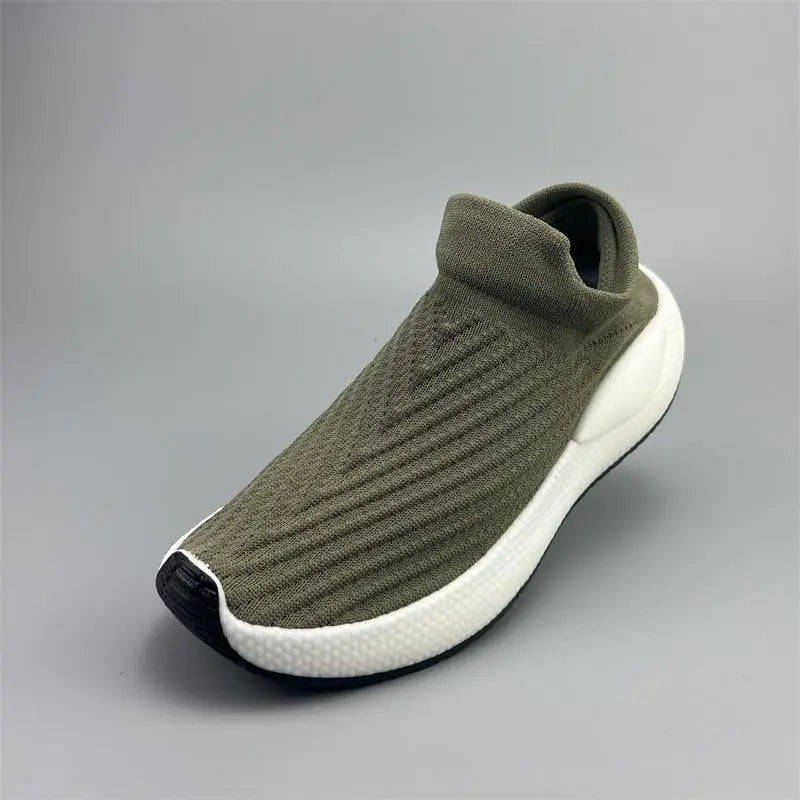 Men's Platform Sneakers - Slip-On Casual Shoes for Gym & Daily Wear