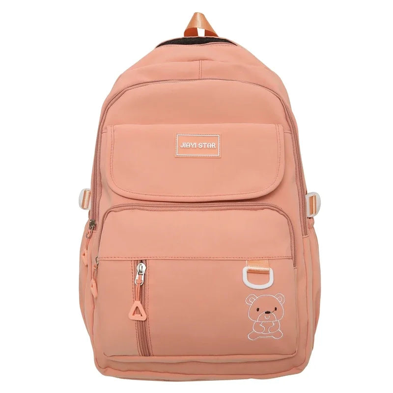 Backpack Female New Travel Bag High School Student Schoolbag Large Capacity Korean Version Leisure Computer