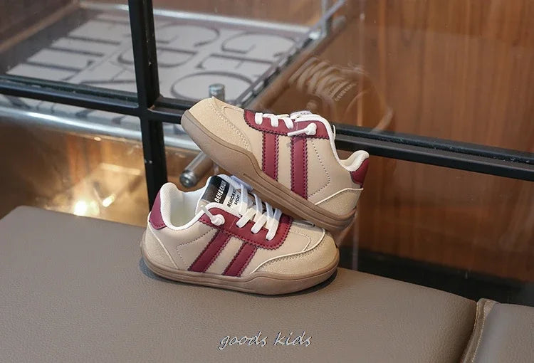 Autumn Winter Children's Casual Shoes Girls' Sneakers Fashion Children's Breathable Running Soft Shoes Size 22-31 Toddler 3Color