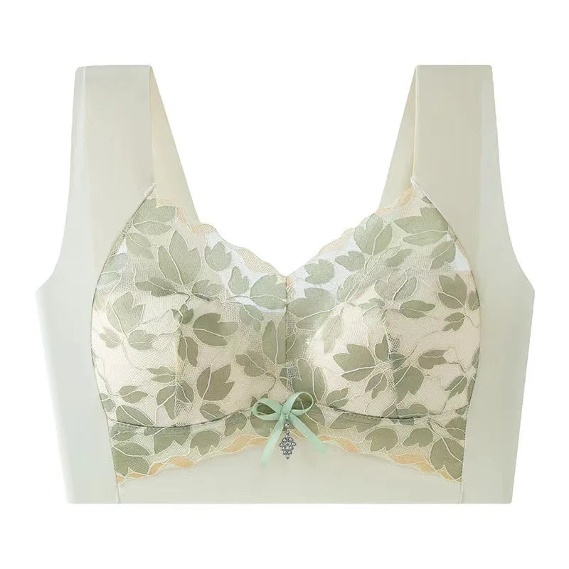 Women's Seamless Push Up Bras Lace Wireless Sexy Lingerie Bra Anti-Sagging Underwear Comfortable Breathable Bra