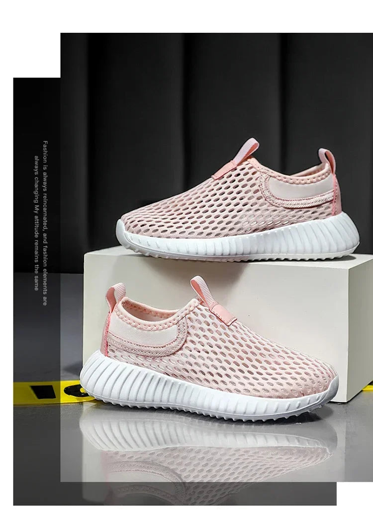 Sports Shoes for Children Summer Fashion Kids Running Shoes Boys Sneakers Tennis Girl Mesh Breathable Trainers Zapatillas Niño 8