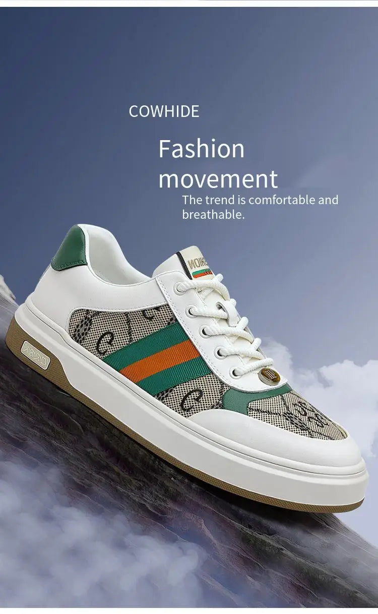 Men's Shoes Korean Style Breathable Shell Toe Trendy Versatile British Sports Men's Casual Shoes Sneakers