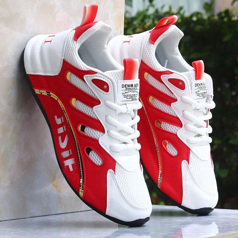 2025 Men Sneaker High Quality Leather Casual Shoes for Men Fashion All-match Sports Shoes Platform Comfortable Men Running Shoes