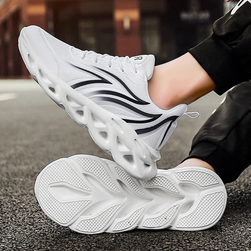 Men's Athletic Running Shoes - Lightweight Sports Sneakers for Outdoor Activities
