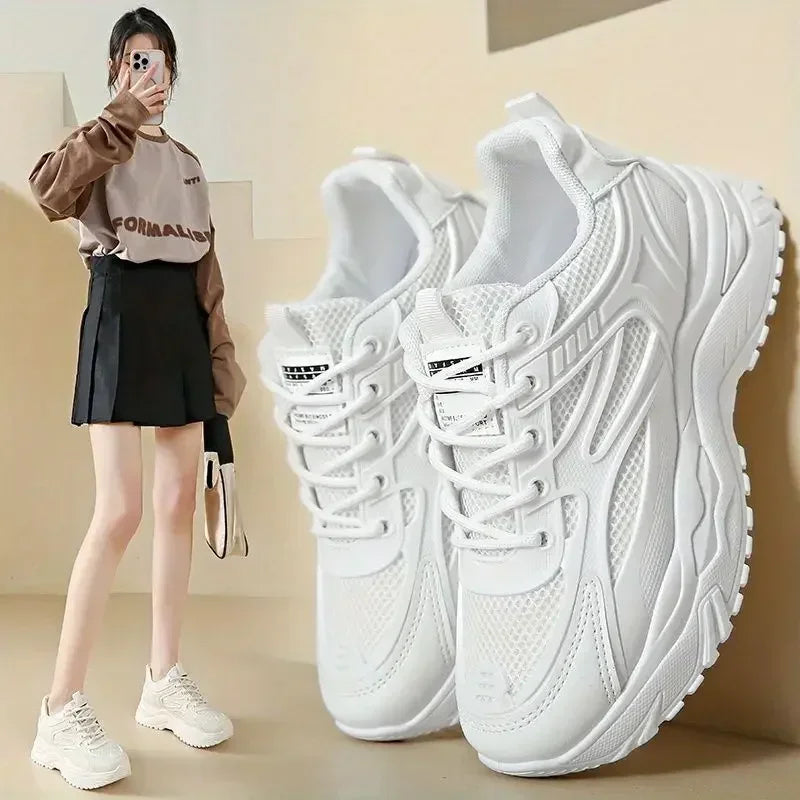 Sneakers Shoes for Women Sports Woman Footwear High on Platform Athletic New Arrival 2024 A Daily Routine 39 Aesthetic Deals In