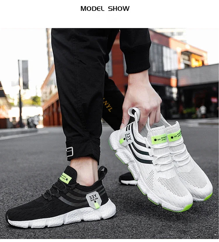 New Trend Breathable Casual Men's 2024 Spring and Autumn Sports Shoes Tenis Masculino Zapatillas Hombre Fashion Running Shoes
