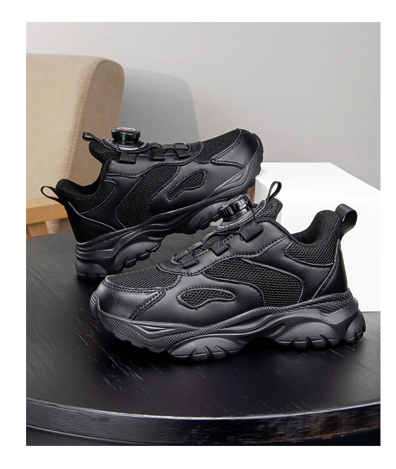 Kids Shoes Boy Casual Sneakers Platform Comfortable Black White Child School Sports Tenis Boy Shoes Children's Basketball Shoes