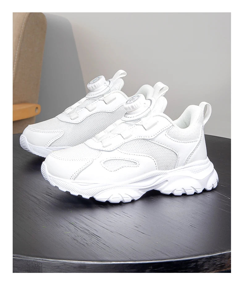 Kids Shoes Boy Casual Sneakers Platform Comfortable Black White Child School Sports Tenis Boy Shoes Children's Basketball Shoes