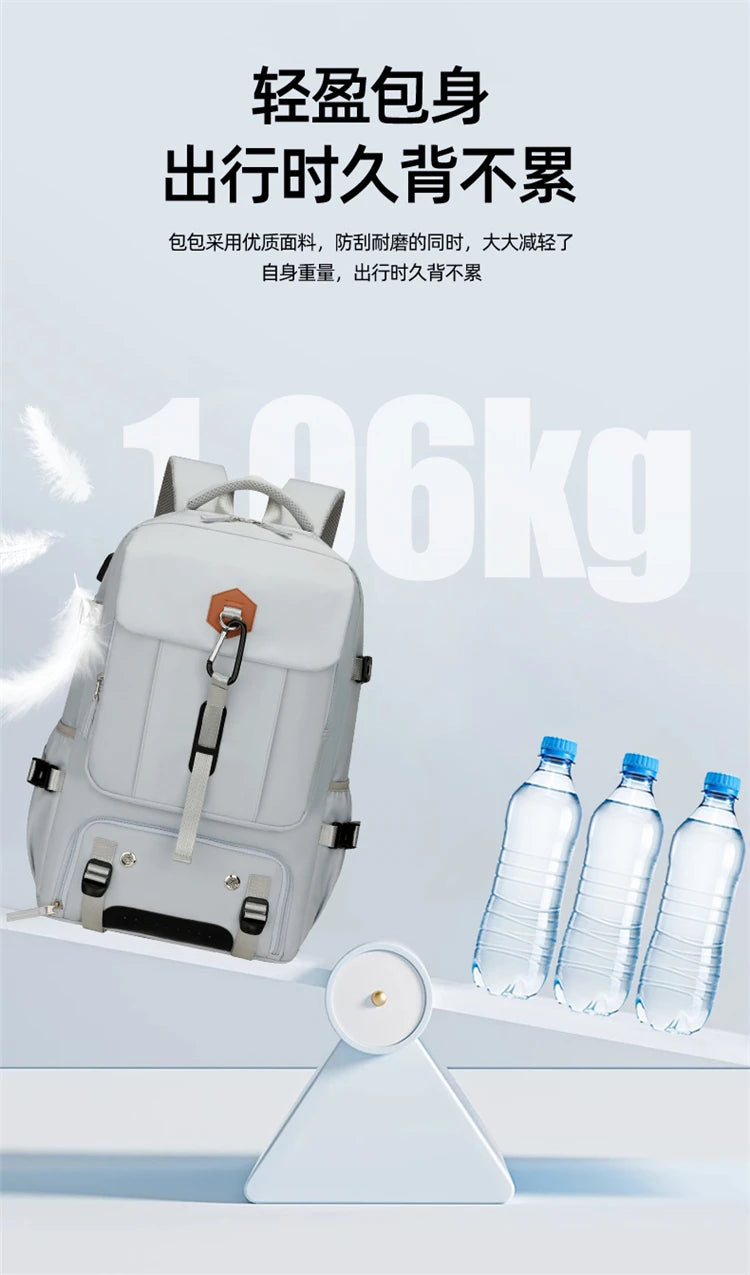 Backpack for men, large capacity travel bag, outdoor waterproof luggage bag, business trip hiking bag, student backpack, backpac