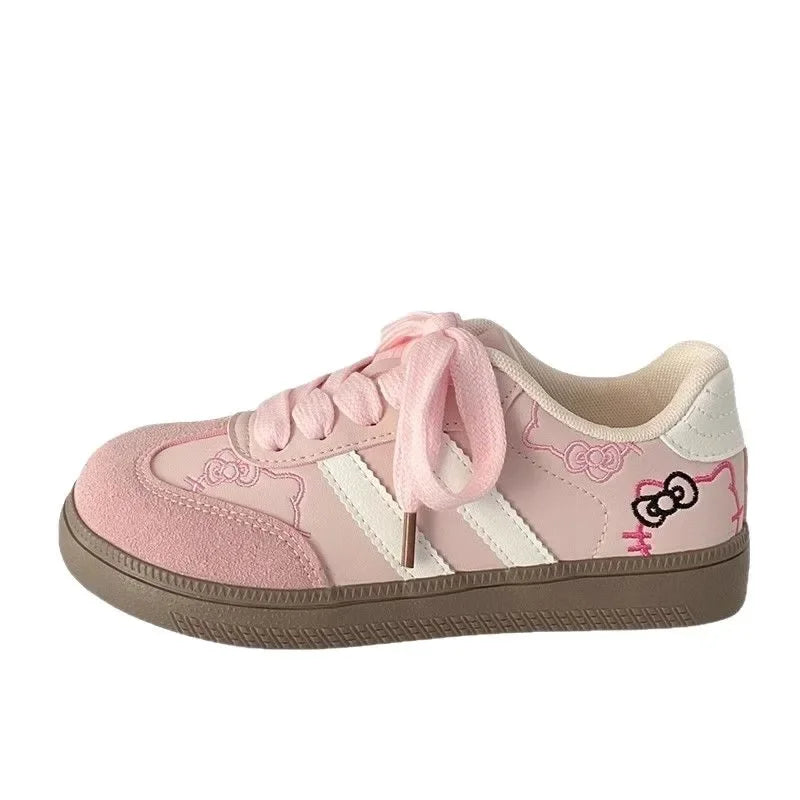 Women's Casual Outdoor Lace UpSport Shoes 2025 Spring Autumn Designer Korean Round Toe Sneakers Vulcanized Shoes Tenis De Mujer