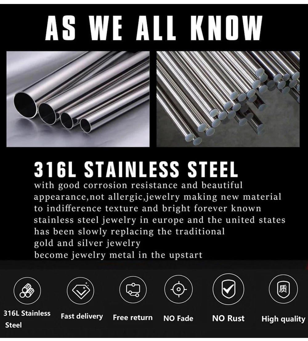 316L Stainless Steel Turkish Signet Ring Zircon Stone Ethnic Style Jewelry Black Size 9