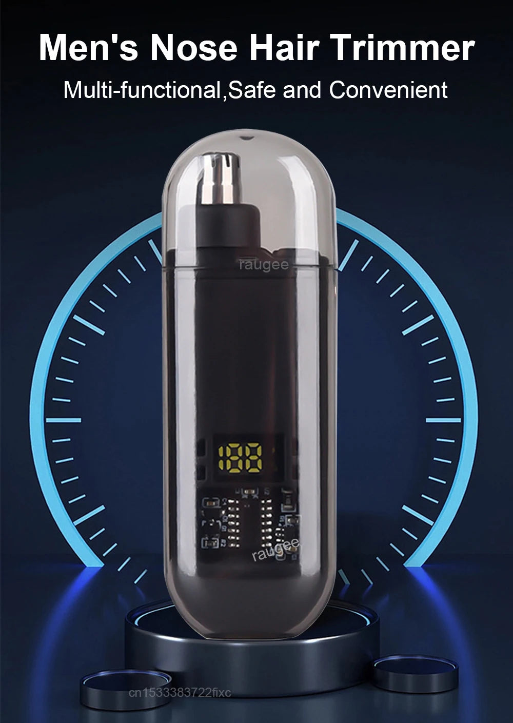 Ear and Nose Hair Trimmer Mini Nose Hair Clipper Painless Portable USB Rechargeable Professional Electric Nose Hair Remover