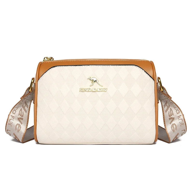 Women High Quality Soft Leather Shoulder Bags Luxury Designer Purses Crossbody Bag Ladies Vintage Messenger Commuting Sac A Main