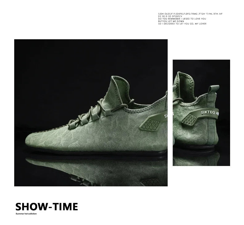 2024 Fashion Simple Designer Mens Shoes Casual Soft Sole Lace Up Breathable Light Comfortable Outdoor Walking Shoes Men Loafers