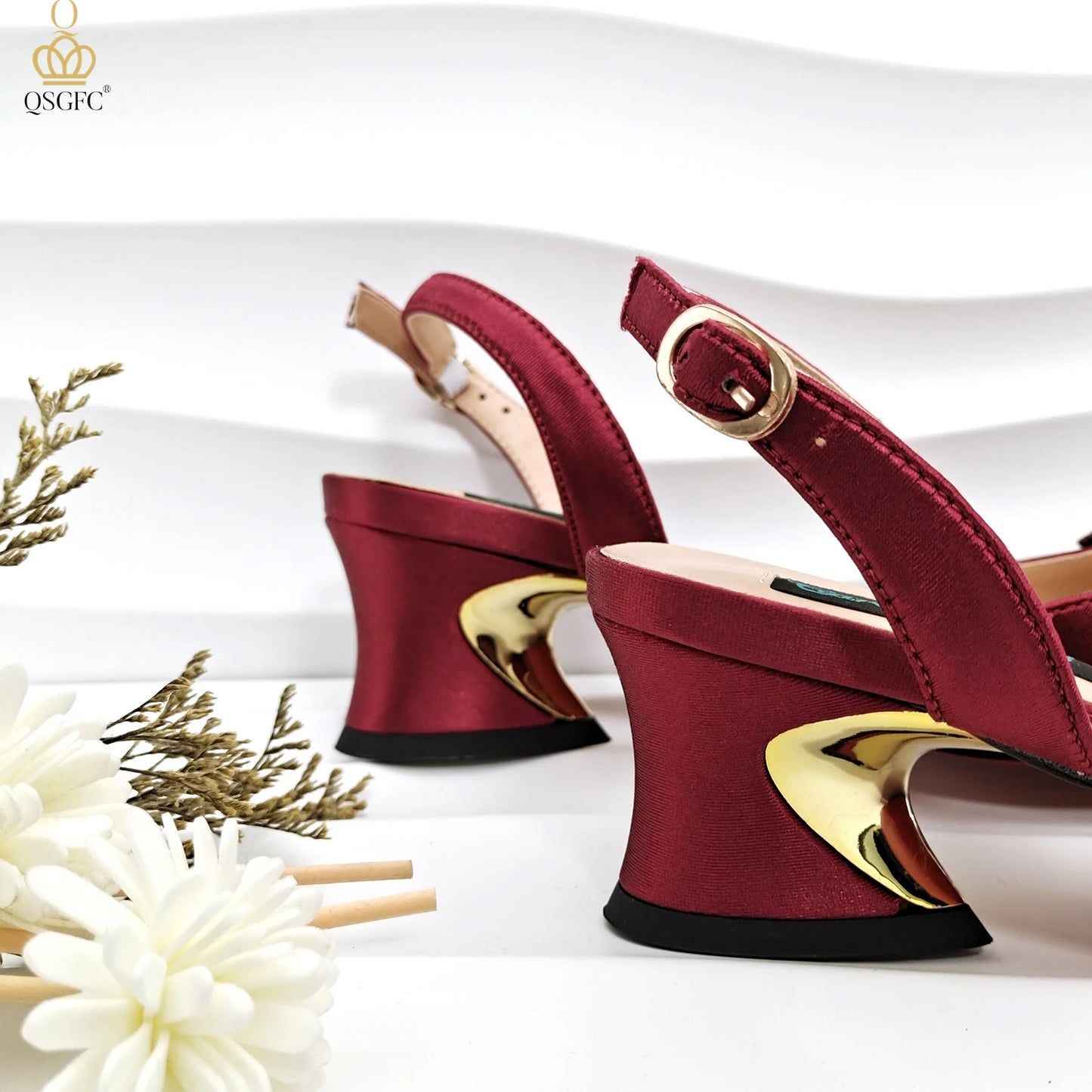 2024 Elegant Ladies Shoes with Bag Set Italian Design Evening Shoes with Bag Comfortable Pointed Toe Shoes For Party Women Shoes