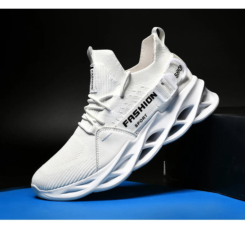 Sneakers Men Mesh Breathable Casual Men Shoes Unisex Light Soft Thick Sole Hole Couple Shoes Athletic Sneakers Women Shoes