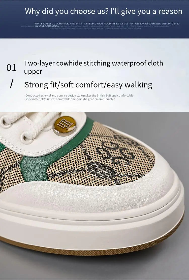 Men's Shoes Korean Style Breathable Shell Toe Trendy Versatile British Sports Men's Casual Shoes Sneakers