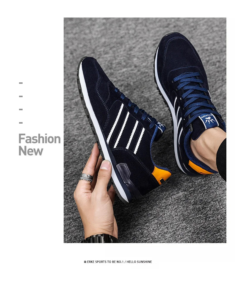 Artificial Leather Men Causal Shoes Male Spring Men Casual Light Shoes Sneakers Lac-up Flats Breathable Outdoors Sapato