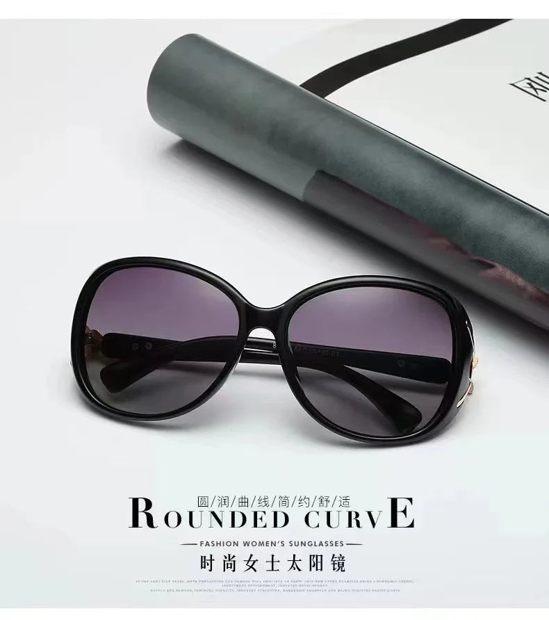 Women's Sunglasses New Simple Fashionable Versatile Trendy  Driving Vacation Sedside Luxury Brands High Quality Sunshade Glasses