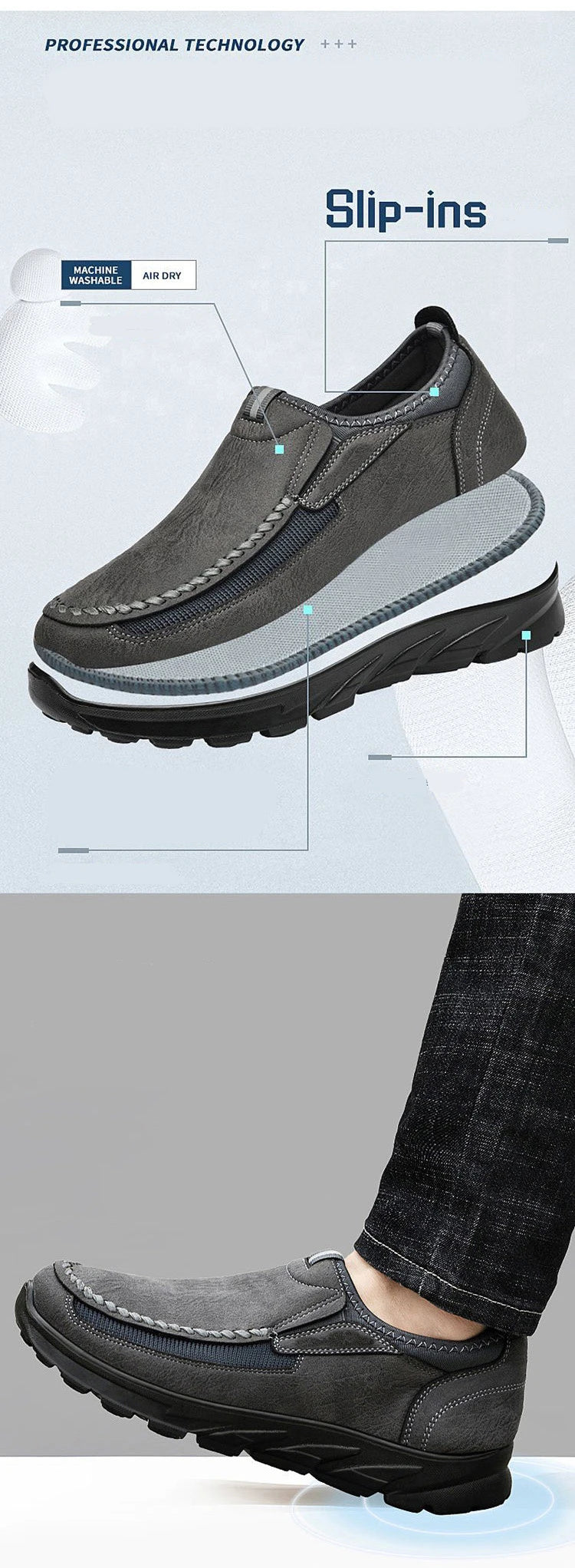 Men's Casual Shoes Comfortable Loafers Men Casual Sneaker 2025 New Classic Walking Outdoor Sports Shoes for Men Tenis Hombres