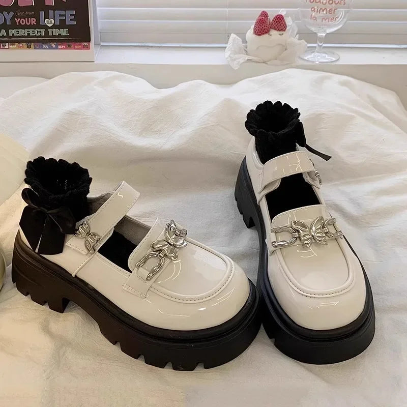 2025 Autumn New Children Leather Shoes for Girls Fashion Princess Soft Bottom Comfortable Casual Anti-slippery Versatile Shoes