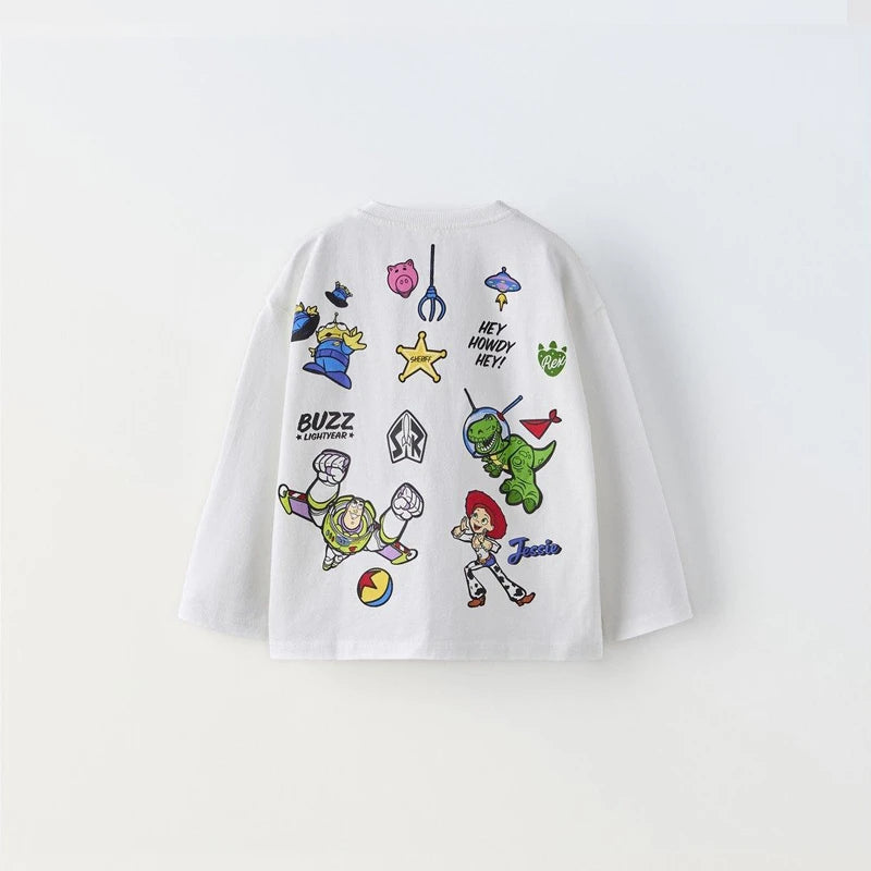 Black TShirt For Boys Child Round Neck Short Sleeve Tops New Toddler New Fashion Printed Tees Kids Thin Loose Casual Costume