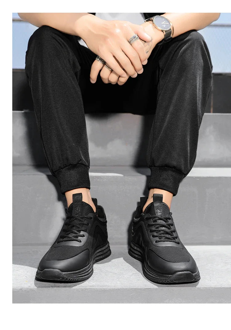 Sports Shoes Man's Lightweight Soft Sole Casual Comfortable Shoes Thin Flat Bottom Resistant To Dirt Trendy Streamline Anti-slip