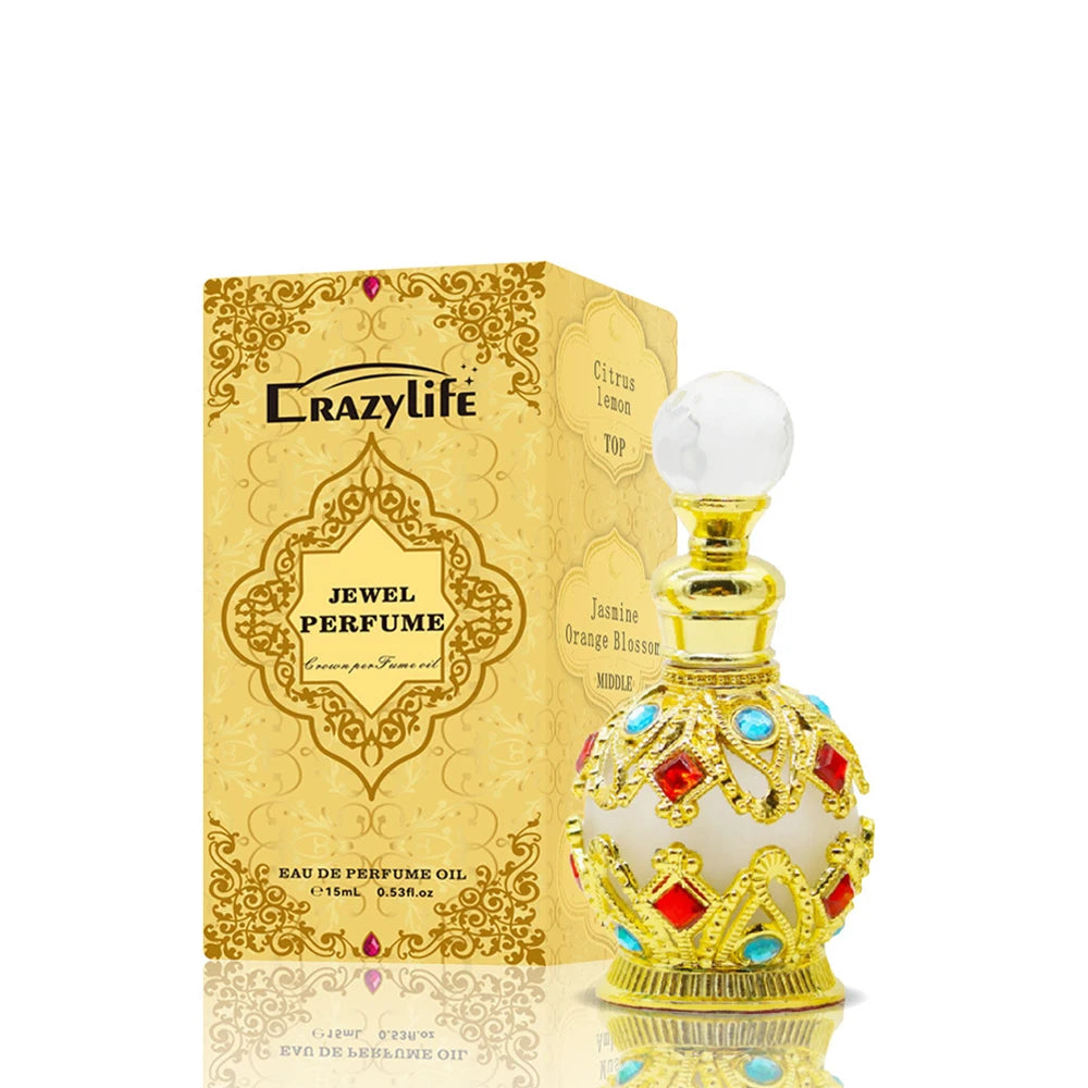 15ml Arabian Premium Alcohol Free Women's Perfume Long Lasting Floral Citrus Fragrances Suitable Daily Business Perfume