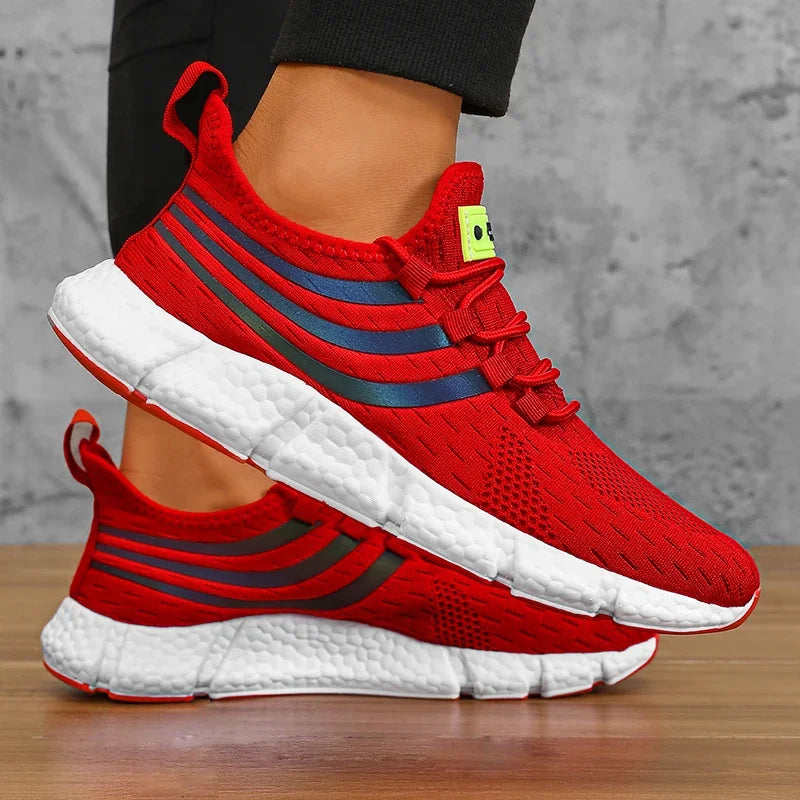 Men Casual Sports Shoes Breathable Lightweight Sneakers Anti-slip Flats Outdoor Running Walking Tenis Athletic Jogging Shoes