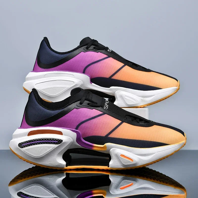 2025 New Running Shoes for Men and Women, Carbon Plate Stable Support, Non-Slip Rebound Breathable Thick-Soled Sports Shoes
