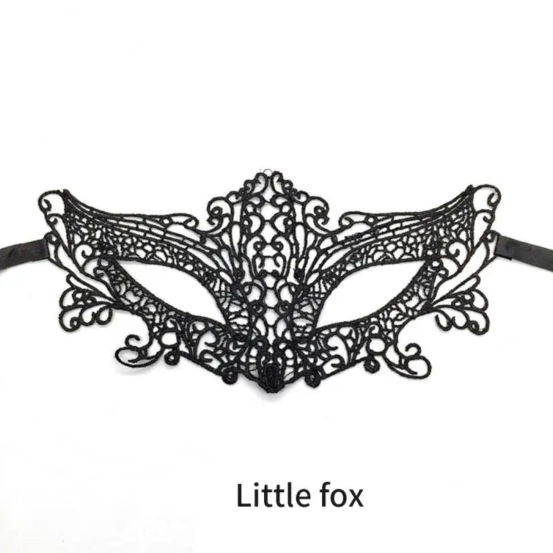 Women Carnival Mask Hollow Lace Masquerade Face Mask Princess Prom Party Props Black Eye Mask Halloween Costume for Women