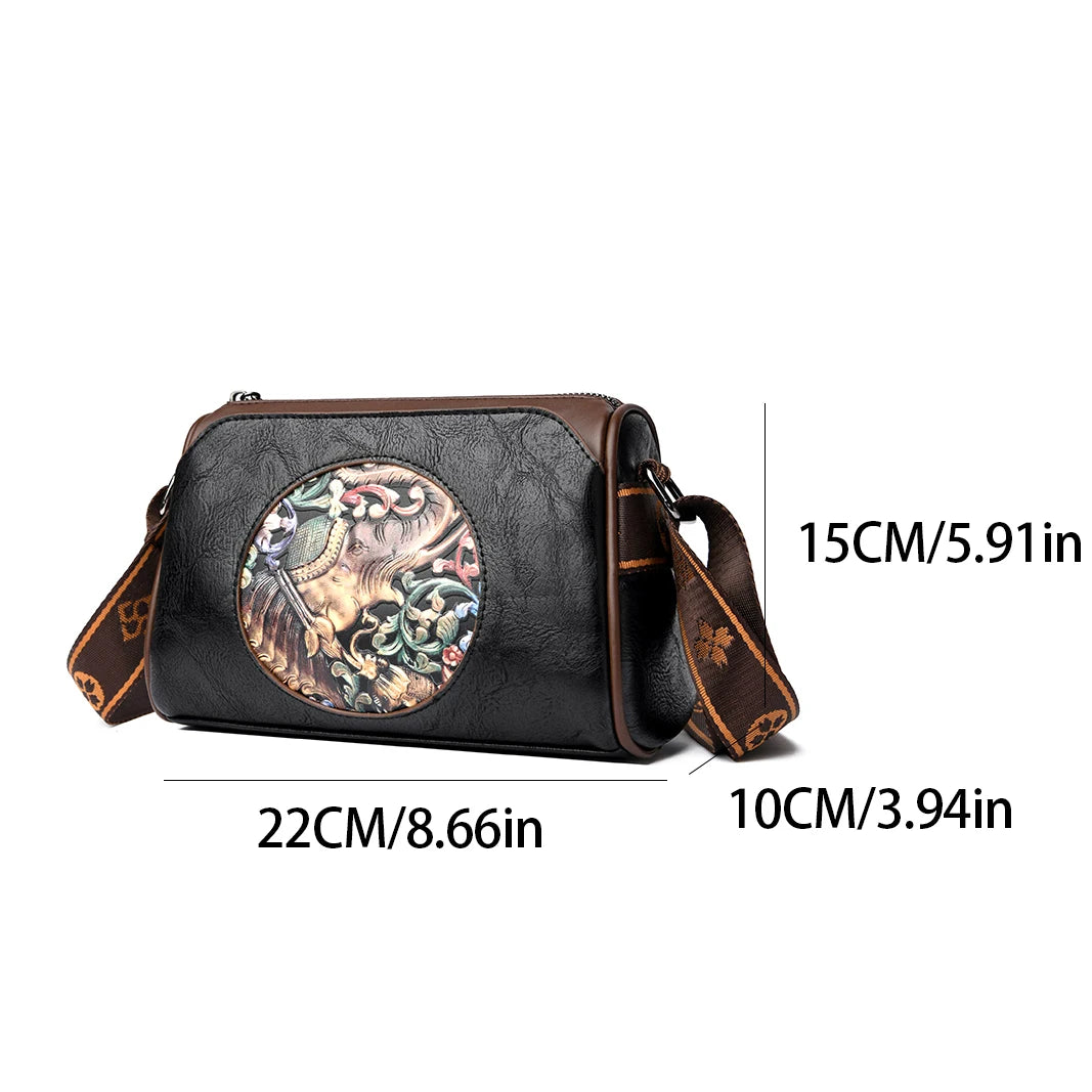 Women High Quality Soft Leather Shoulder Bags Luxury Designer Purses Crossbody Bag Ladies Vintage Messenger Commuting Sac A Main
